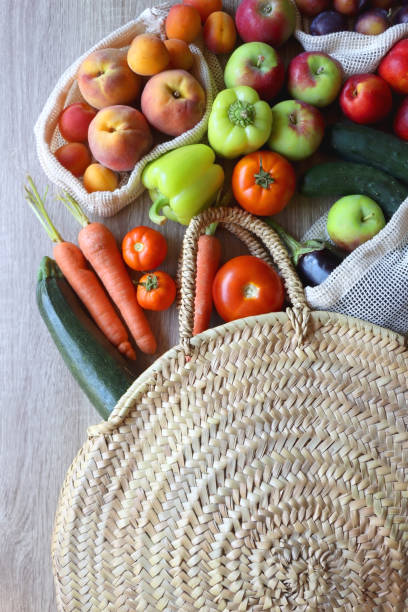 istock Bag with Various Healthy Food 1471618748