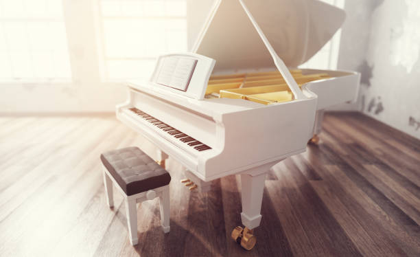 istock Classic grand piano in classical style room interior 1471618752