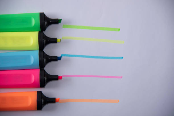 istock colored markers on white background. text space .close-up. 1471620390
