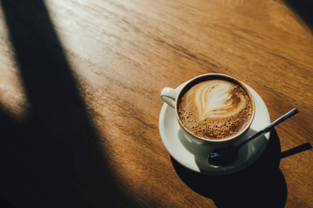 istock A mug of aromatic coffee on a table. 1471623566