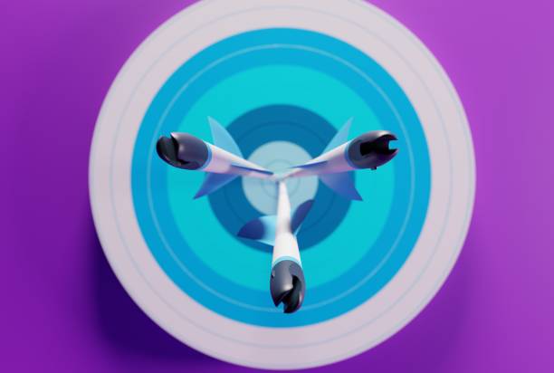Close-up view of the Target with embedded arrows.