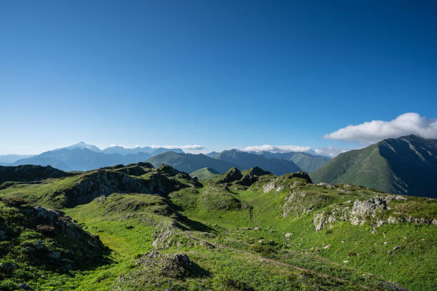 istock Beautiful landscape high up in Caucasian mountains 1471632631