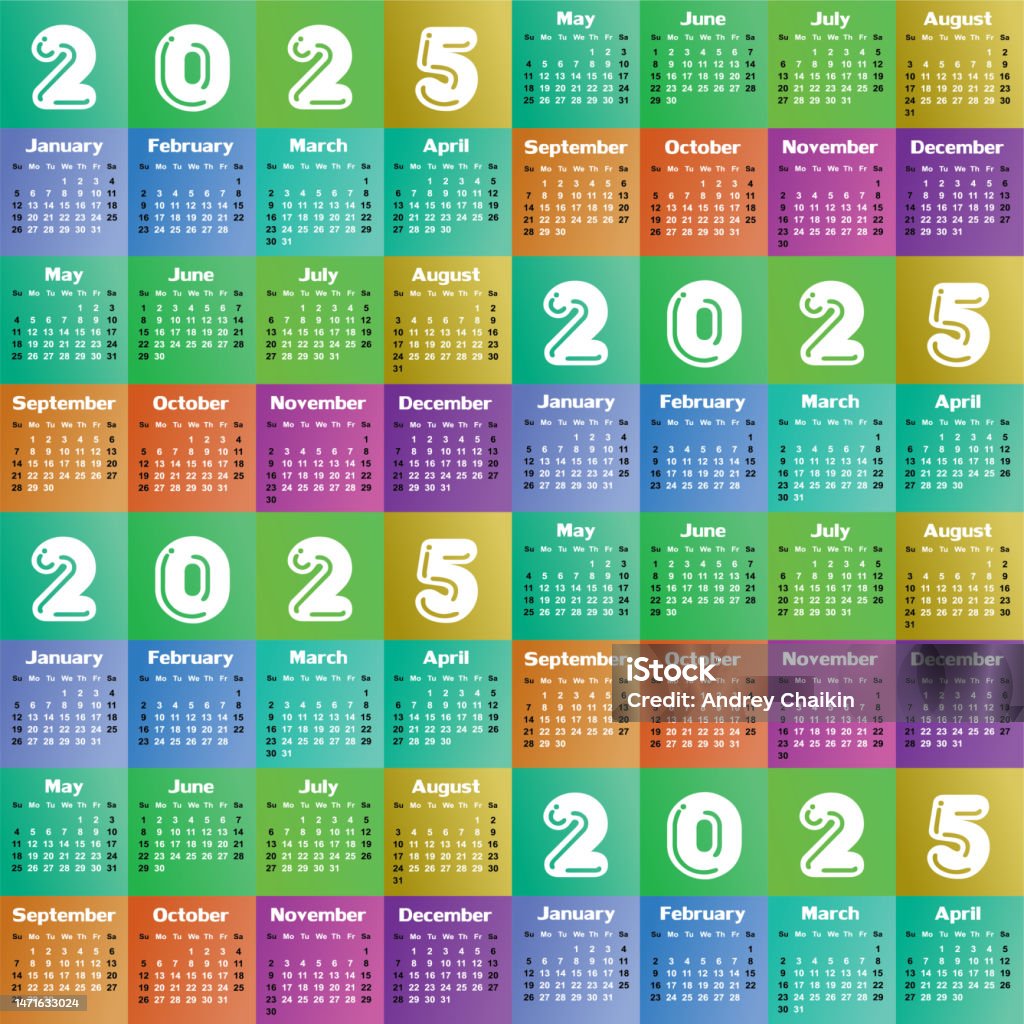 seamless-background-with-calendar-2025-stock-illustration-download