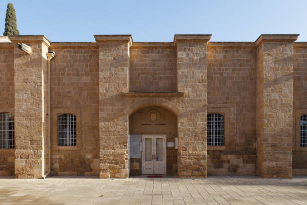 NICOSIA, CYPRUS - MARCH, 29, 2018: St. John Cathedral stock photo