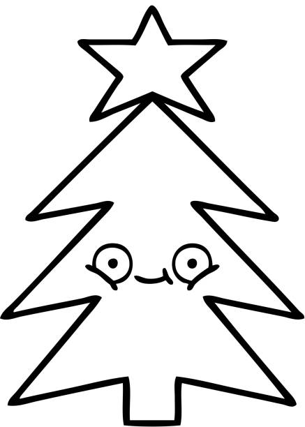 1,000+ Christmas Trees Free Drawing Stock Illustrations, Royalty-Free ...