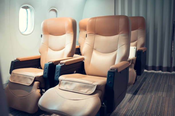 istock Passenger's seat on an airplane 1471639426