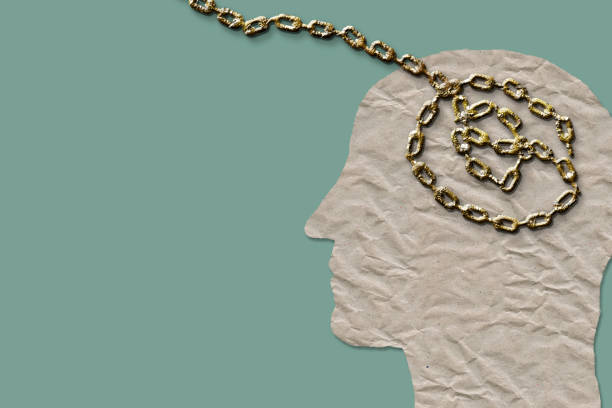 istock Dogmatism regarding mental health, copy space background. 1471639600