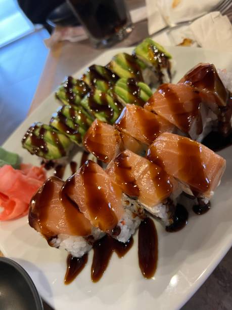 istock Plate of sushi 1471644233