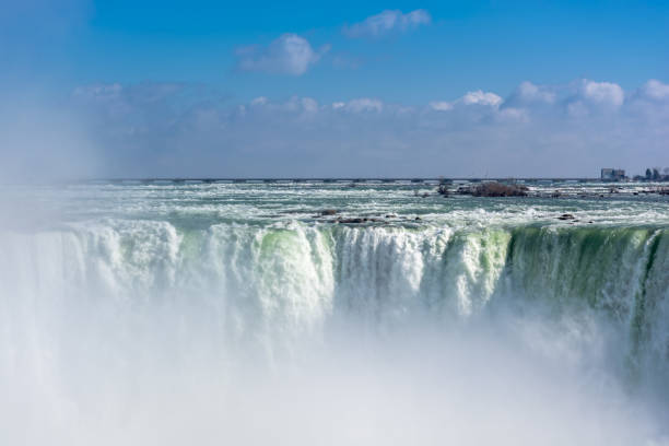 istock Stunning view of Niagara Falls in sunlight in Canada. 1471653689