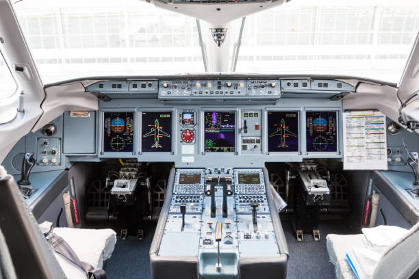 istock Inside the cockpit of a passenger aircraft 1471653714