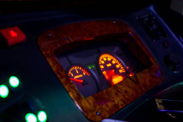istock The bus speedometer instrument 1471656852