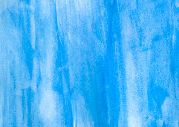 istock Abstract blue watercolor background, watercolor drawing 1471658100