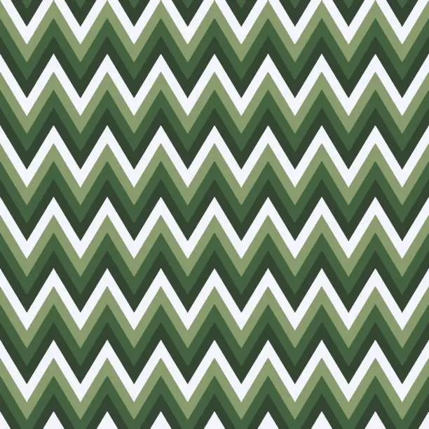 Vector illustration of Seamless chevron pattern zigzag ornament
