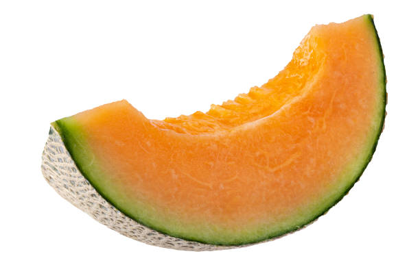 istock Melon and Slice of melon isolated on a white background 1471661569