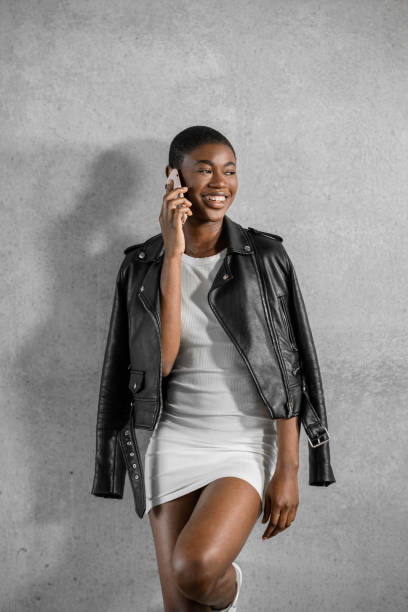 istock Black woman having phone call looking away while looking away 1471662580