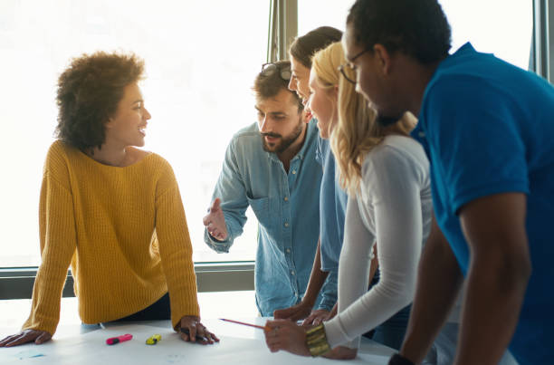 istock Startup design professionals at the office. 1471665392