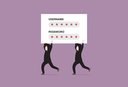 Hacker steals usernames and passwords