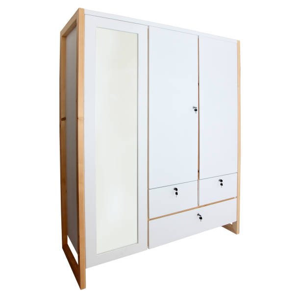 istock Wooden cabinet isolated on white background 1471674684