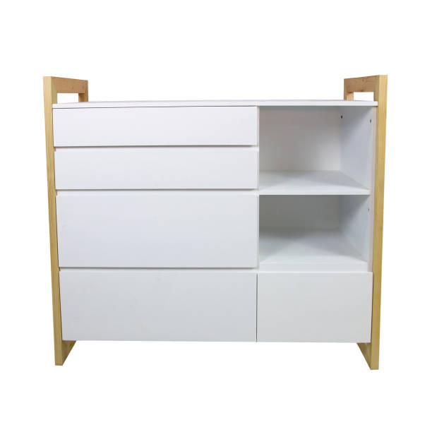 istock Wooden cabinet isolated on white background 1471674884