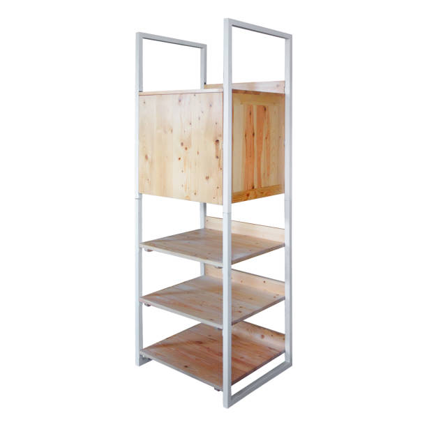 istock Wooden cabinet isolated on white background 1471674904