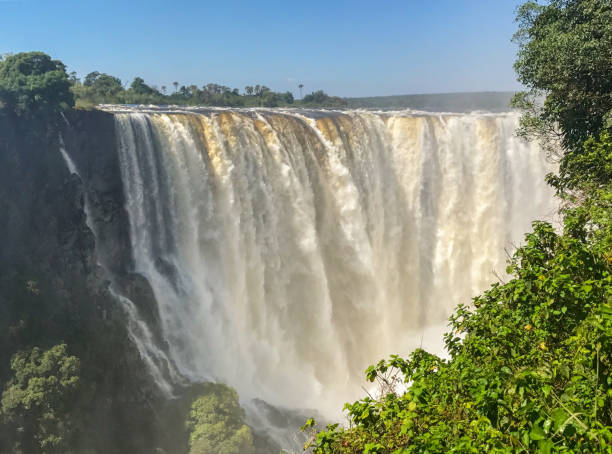 Victoria Falls,  Mosi-Oa-Tunya waterfall, Zimbabwe