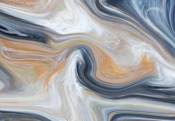 Marble wall texture, Illustration marble ink blue white brown black gray surface graphic pattern abstract background. use for floor ceramic counter tile natural for interior and fabric silk