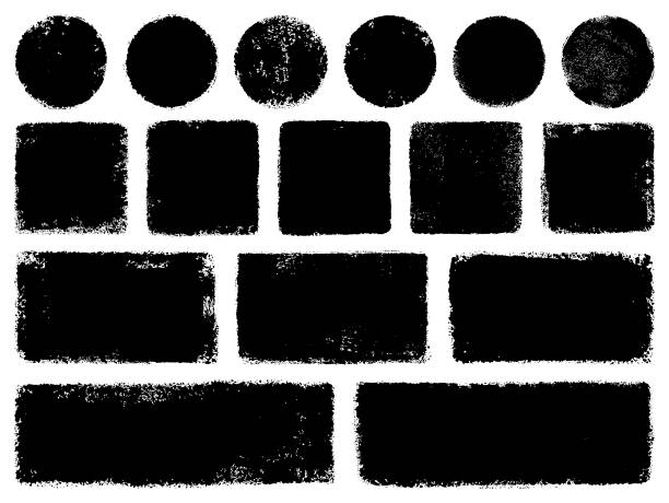 illustrations, cliparts, dessins animés et icônes de grunge arrière-plans - rectangle