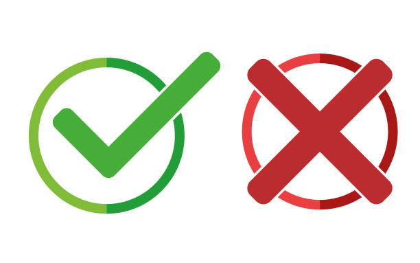 istock green check mark and red cross choise icons 1471698980