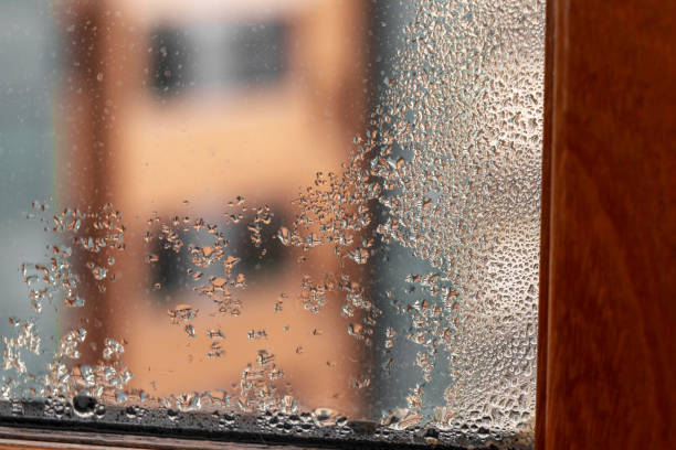 istock Water condensation on the window glass 1471705132