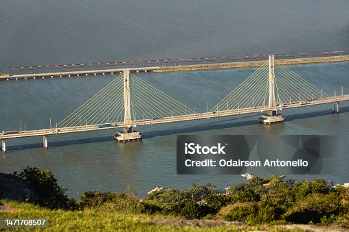 istock Anita Garibaldi bridge located in the city of Laguna in the southern state of Santa Catarina Brazil, structure with 2815 meters in length 1471708507