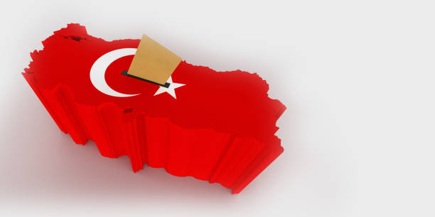 istock Turkish flag on map shaped ballot election box 1471715350