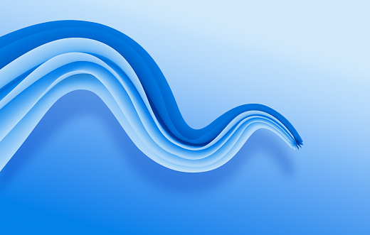 Blue swirling design element floating in the air
Illustration realized in Adobe Illustrator and Photoshop