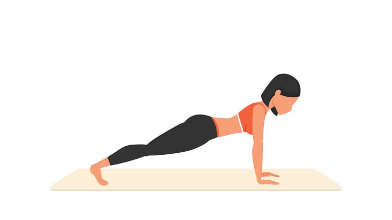 Plank Example Cartoon 10 Plank Exercise Cartoons Stock Videos and Royalty-Free Footage - iStock