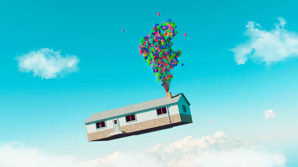 istock Balloons make house take off the ground 1471732544