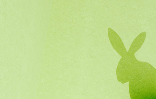 istock Rabbit Shadow on green textured background. Theme or concept for easter greeting card. 1471733276