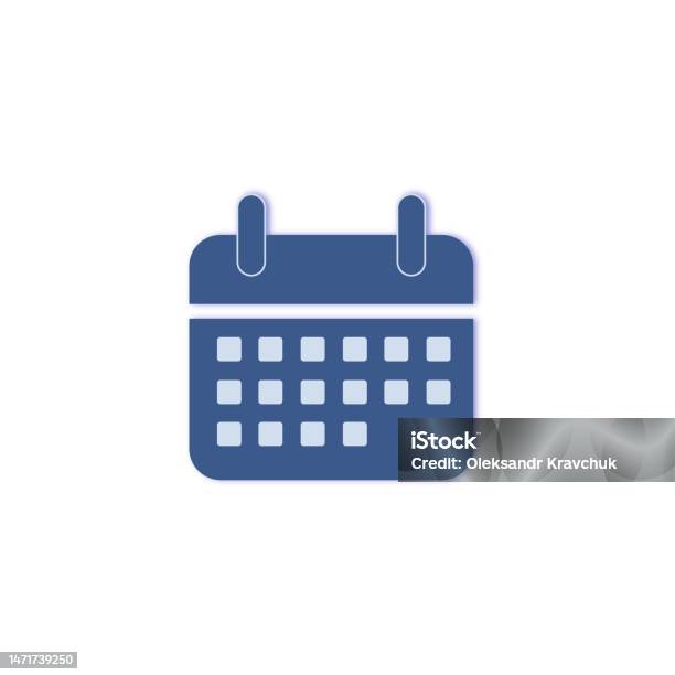 Calendar Process Visual Calendar Schedule Process Organization Vector Illustration Stock ...