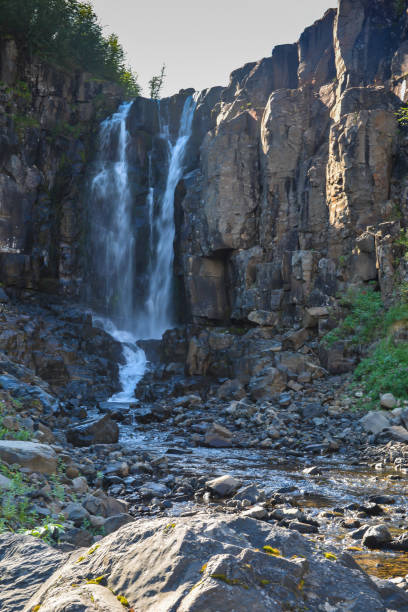istock Waterfall on the Putorana Plateau. 1471741646