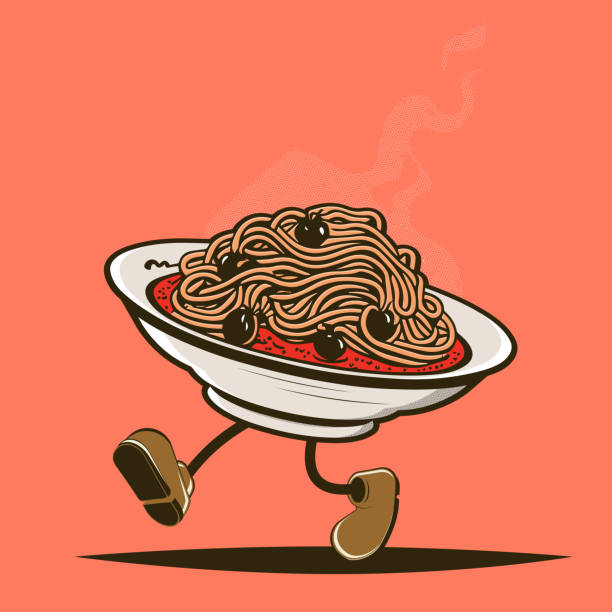 istock funny retro cartoon illustration of walking spaghetti 1471744375