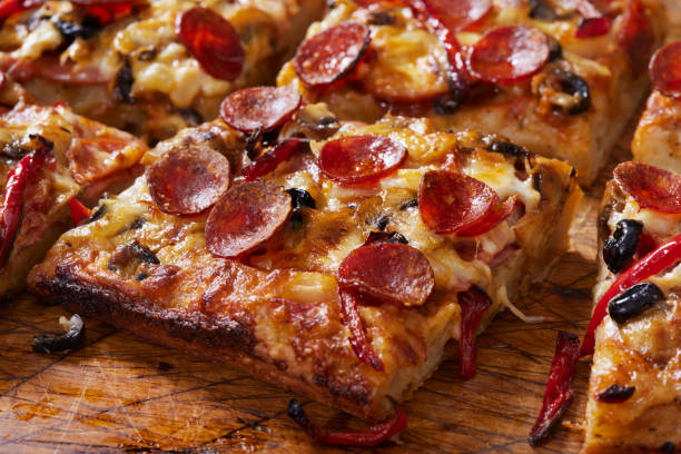 Detroit Style Meat Lovers Pizza