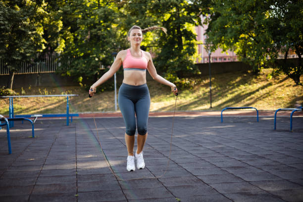 istock Athletic young woman doing exercises 1471760940
