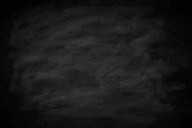 istock Black Chalkboard texture for school display backdrop. Chalk traces erased with copy space for add text or graphic design grunge background. Black board. Dark black wall backdrop. Education concepts. 1471761593