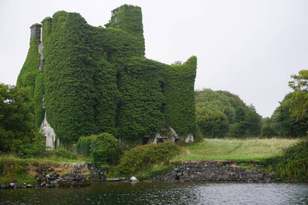 Connemara national park with Ballynahinch Lake Ireland