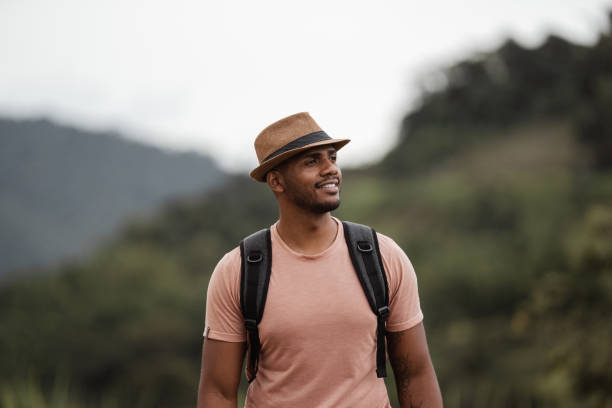 istock Backpacker man contemplating the scenery 1471771553