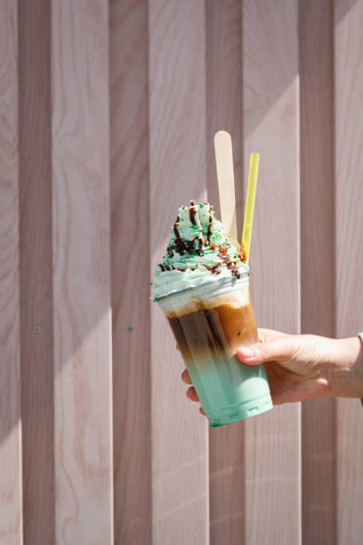 istock mint chocolate milkshake to take away in a plastic cup 1471771806