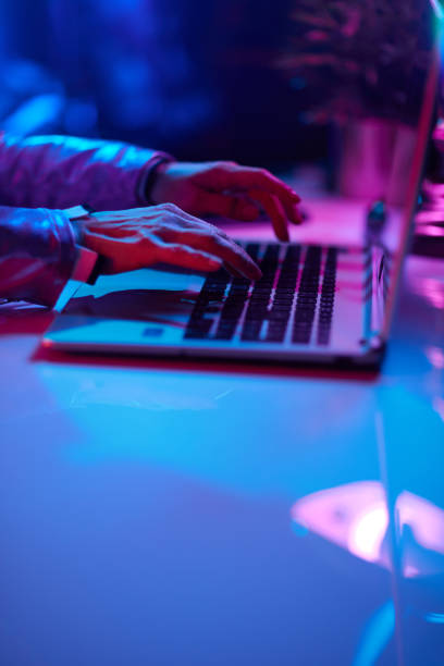istock Closeup on woman using laptop 1471777667