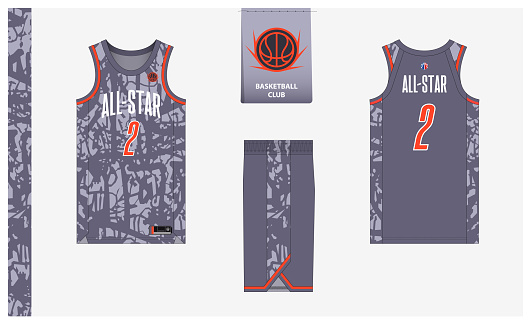 Basketball Uniform Mockup Template Design For Basketball Club Basketball  Jersey Basketball Shorts In Front And Back View Basketball Logo Design  Stock Illustration - Download Image Now - iStock