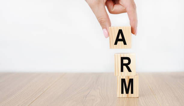 istock Man made word arm with wood blocks 1471778687