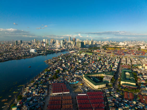 manila, la capital de filipinas. - manila philippines makati city fotografías e imágenes de stock