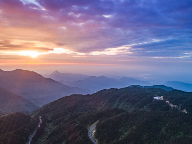 istock beautiful sunrise on the mountain 1471784198