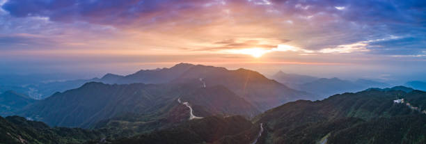 istock beautiful sunrise on the mountain 1471784206